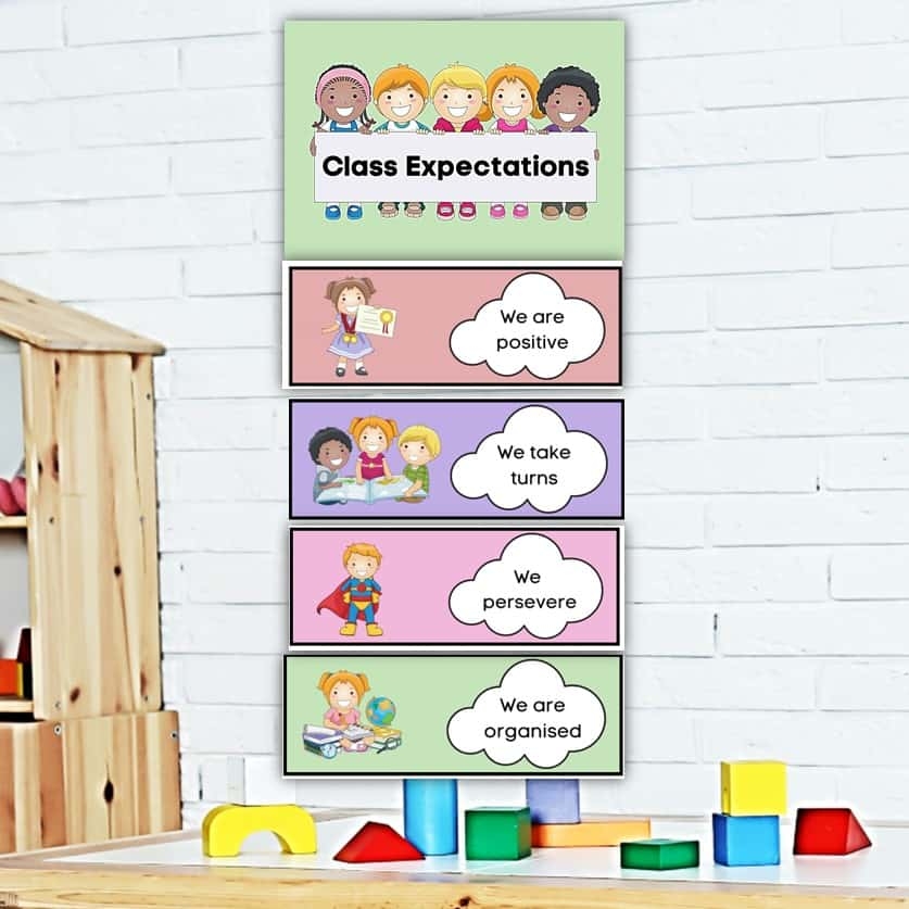 Printable Class Rules Preschool