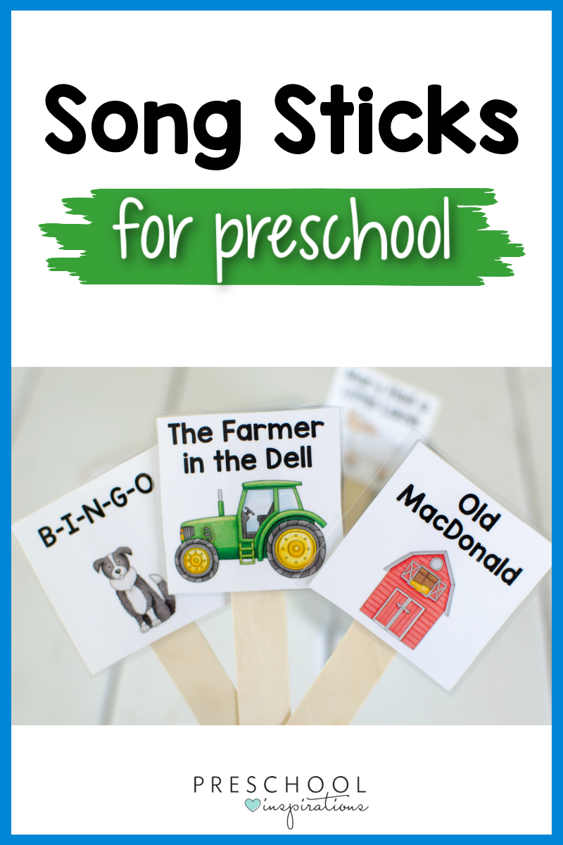 Printable Preschool Song Cards