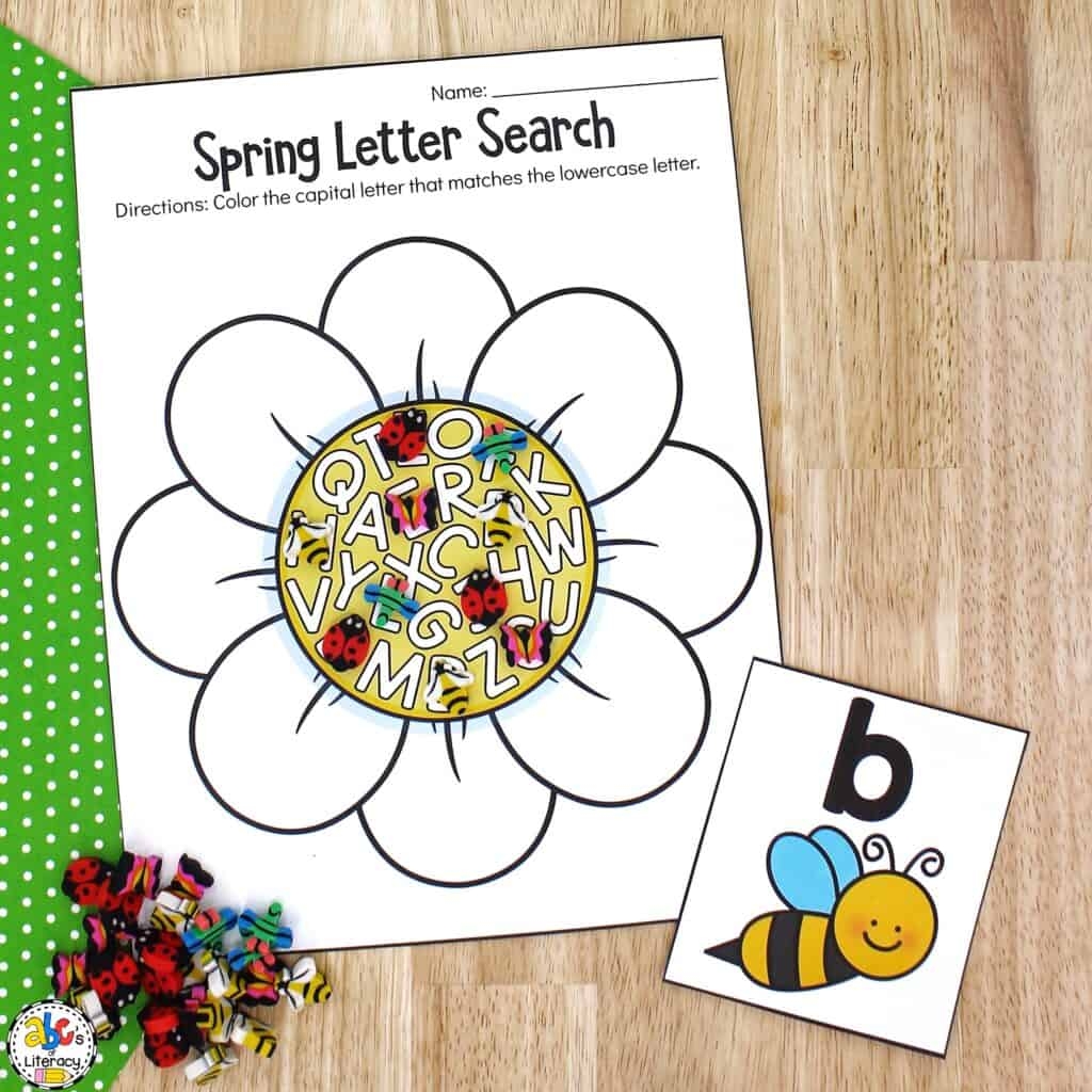 Printable Letter Search For Preschool