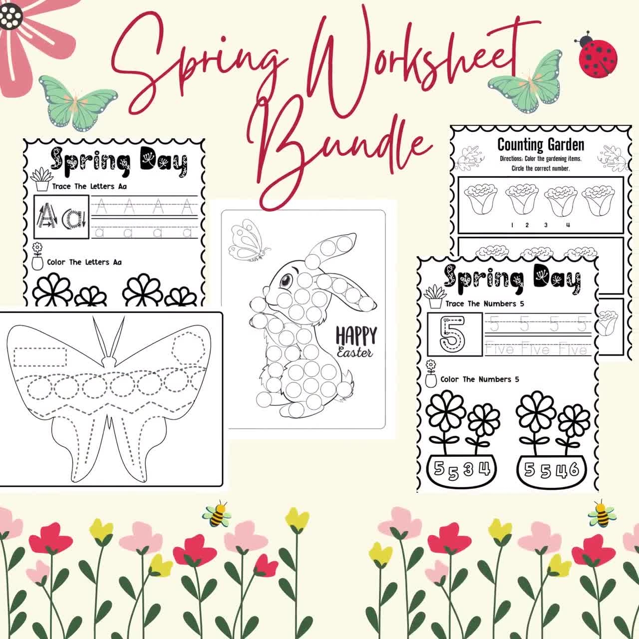 Free Printable Spring Worksheets For Kids
