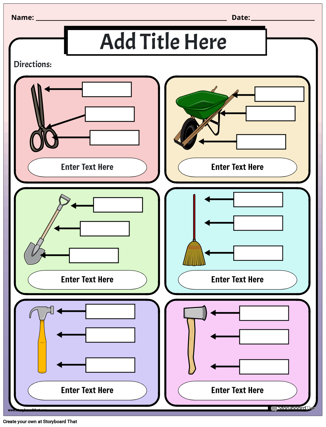 Storyboard That Free Simple Machines Worksheets