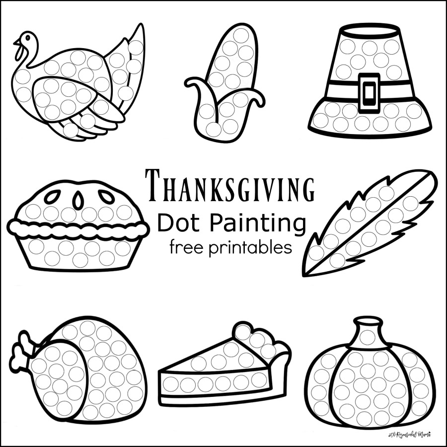 Thanksgiving Activity Printables For Preschoolers