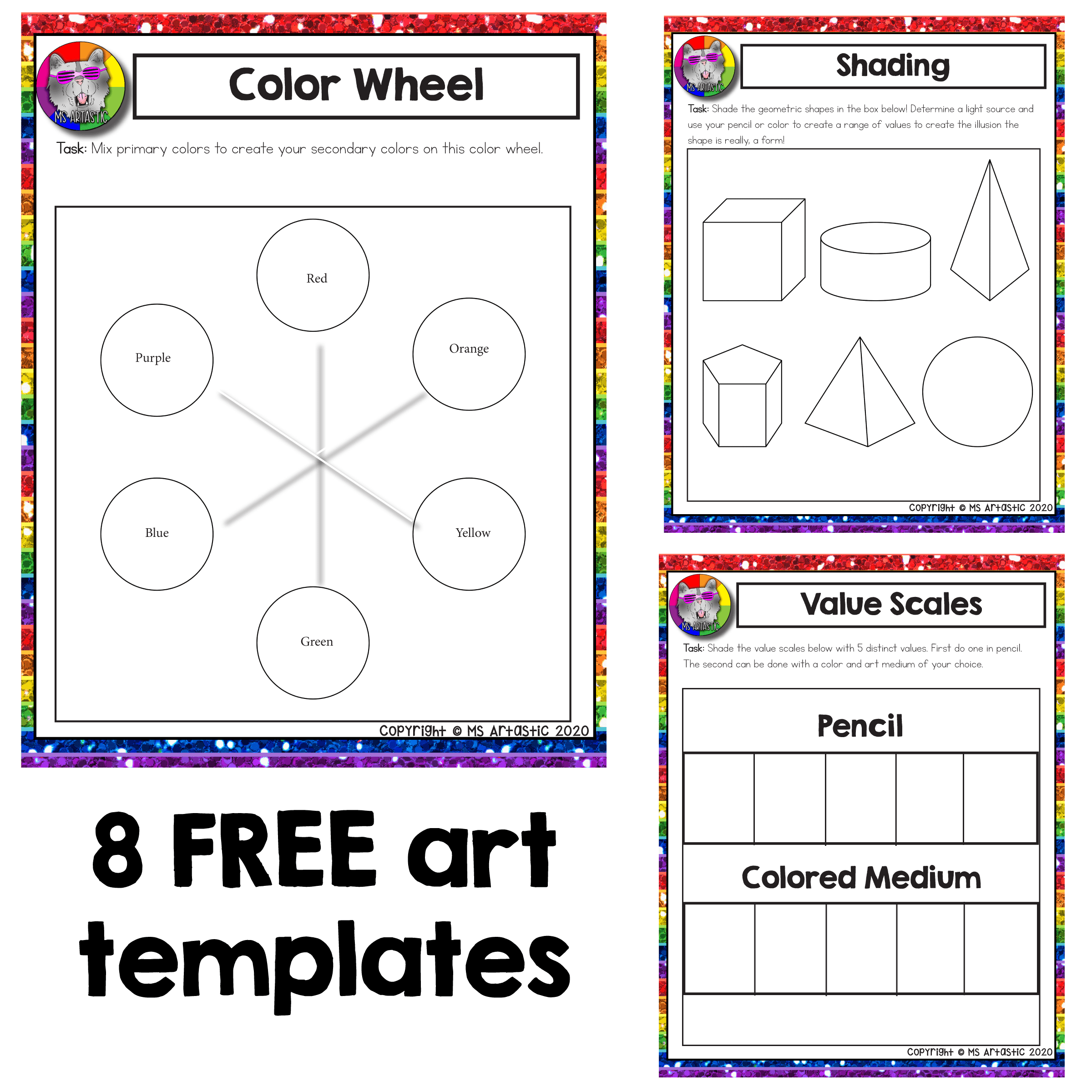 Free Printable Preschool Art Worksheets