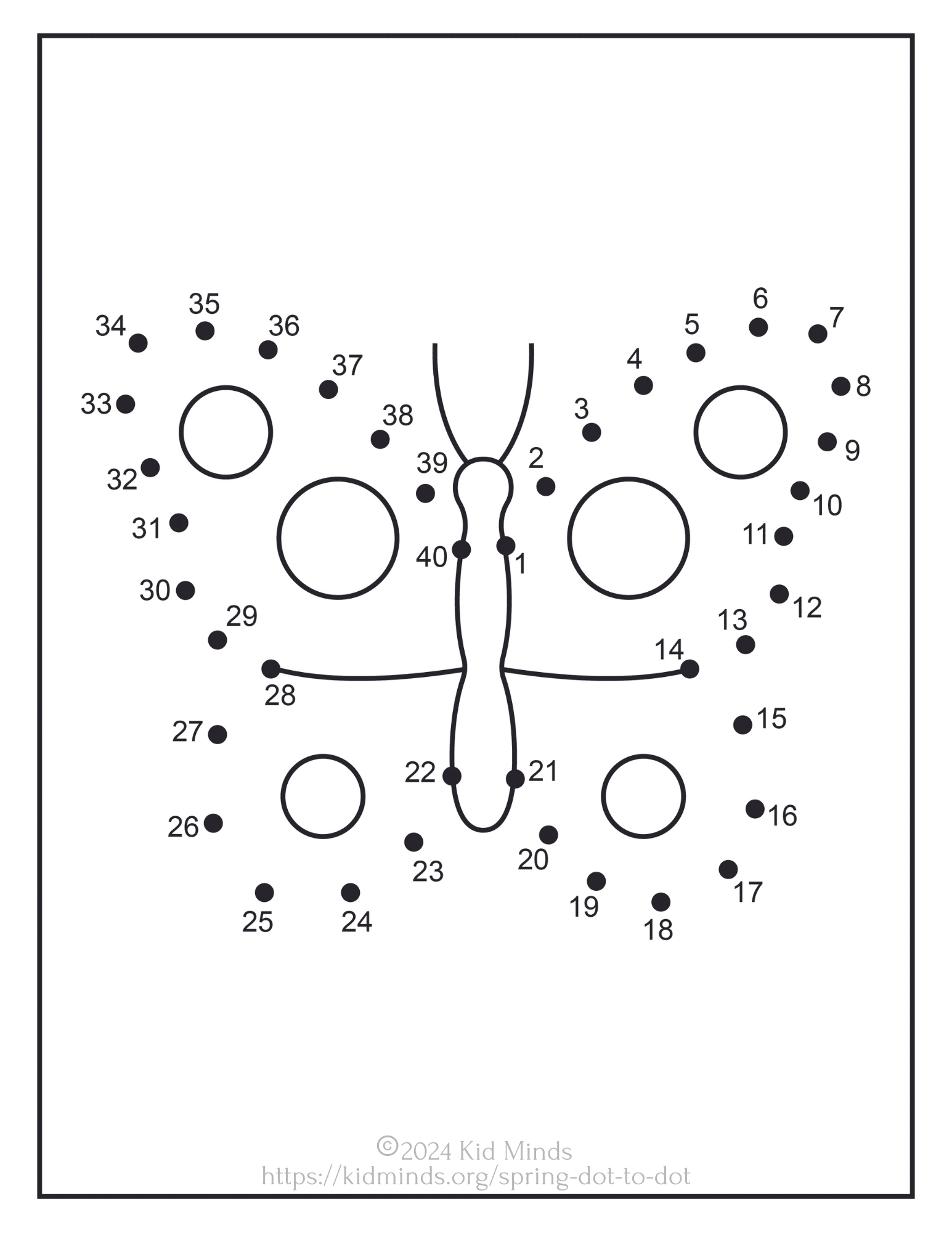 The Ultimate Collection Of Spring Inspired Dot to Dot Pages KidMinds