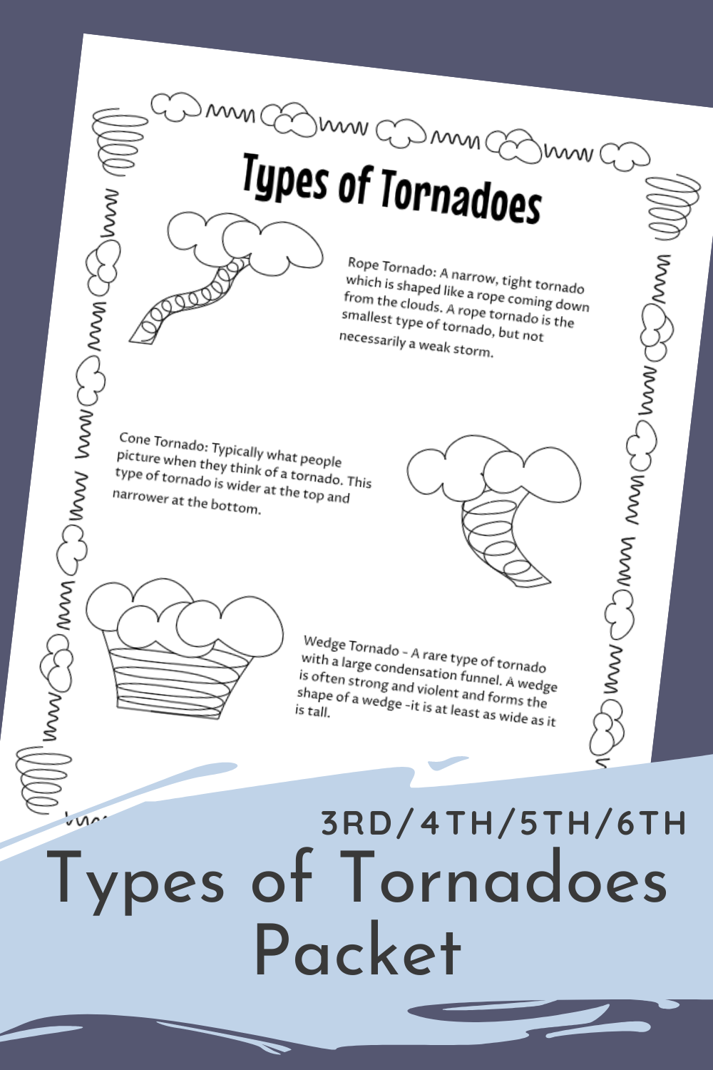 Printable Tornado Worksheets