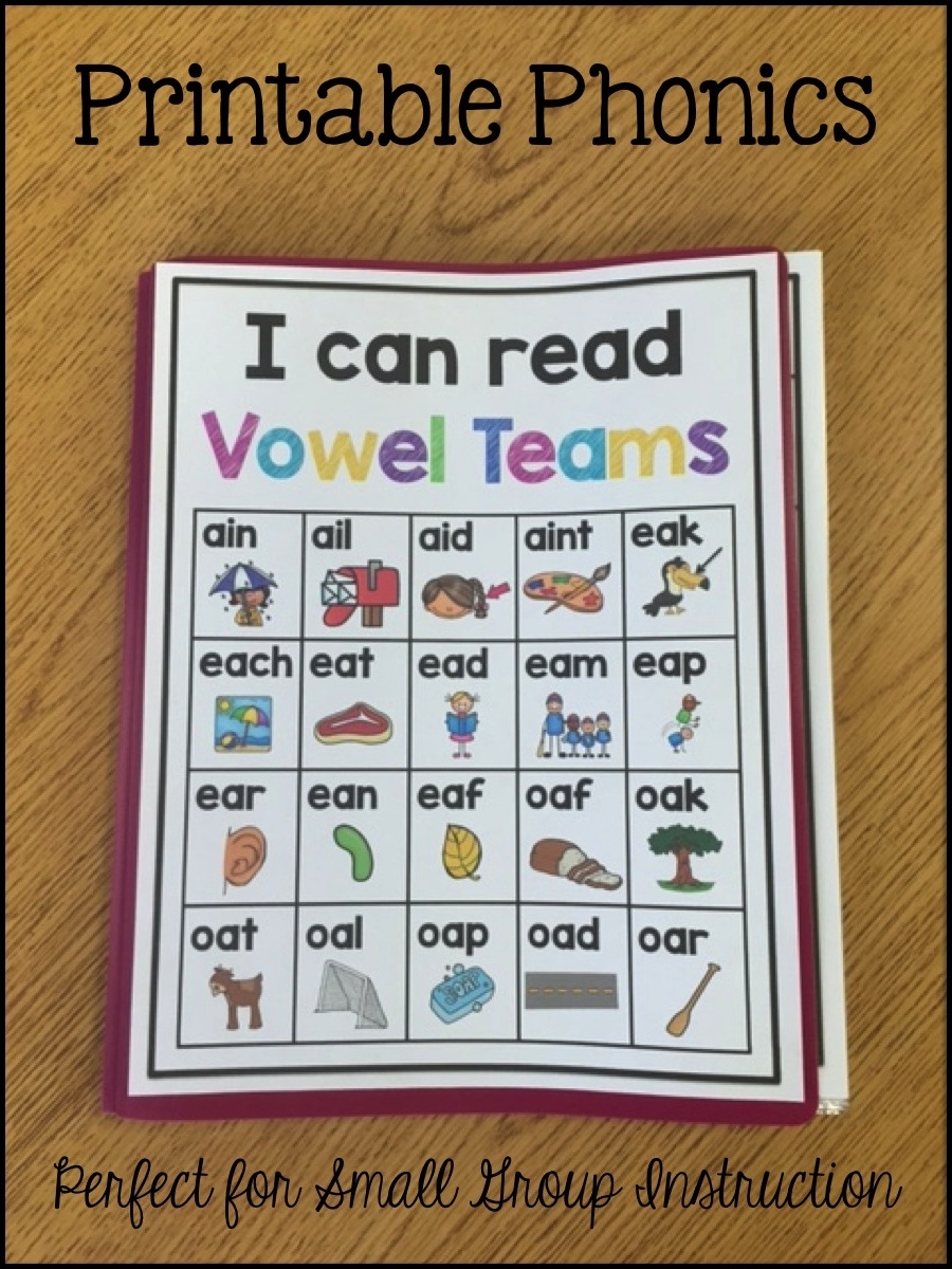 Free Printable Vowel Team Worksheets
