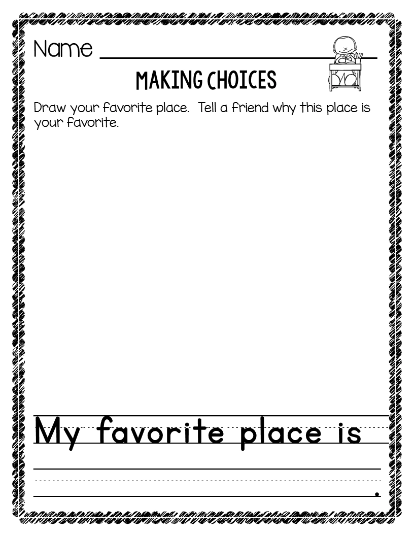Writing Prompts For Preschool And Kindergarten Writing Templates