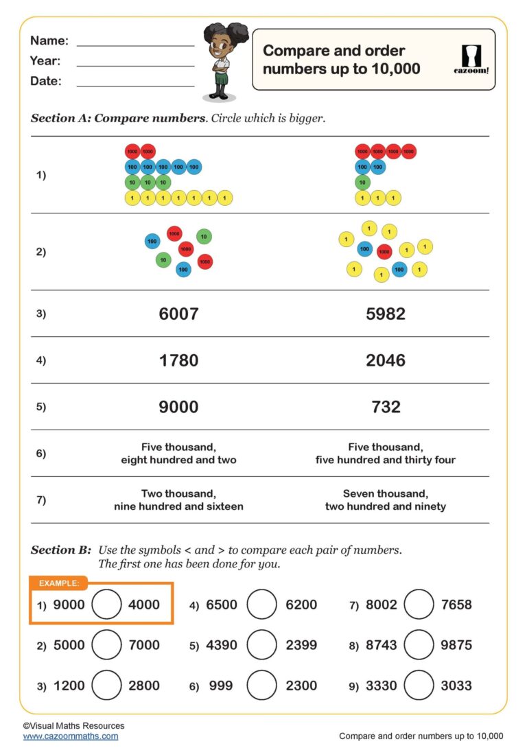 Year 4 Maths Worksheets Printable Maths Worksheets Year 4 Cazoom Maths